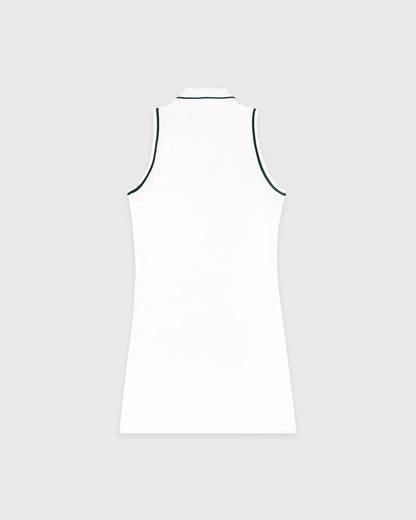 Sporty & Rich SRC Polo Dress - White/Forest
