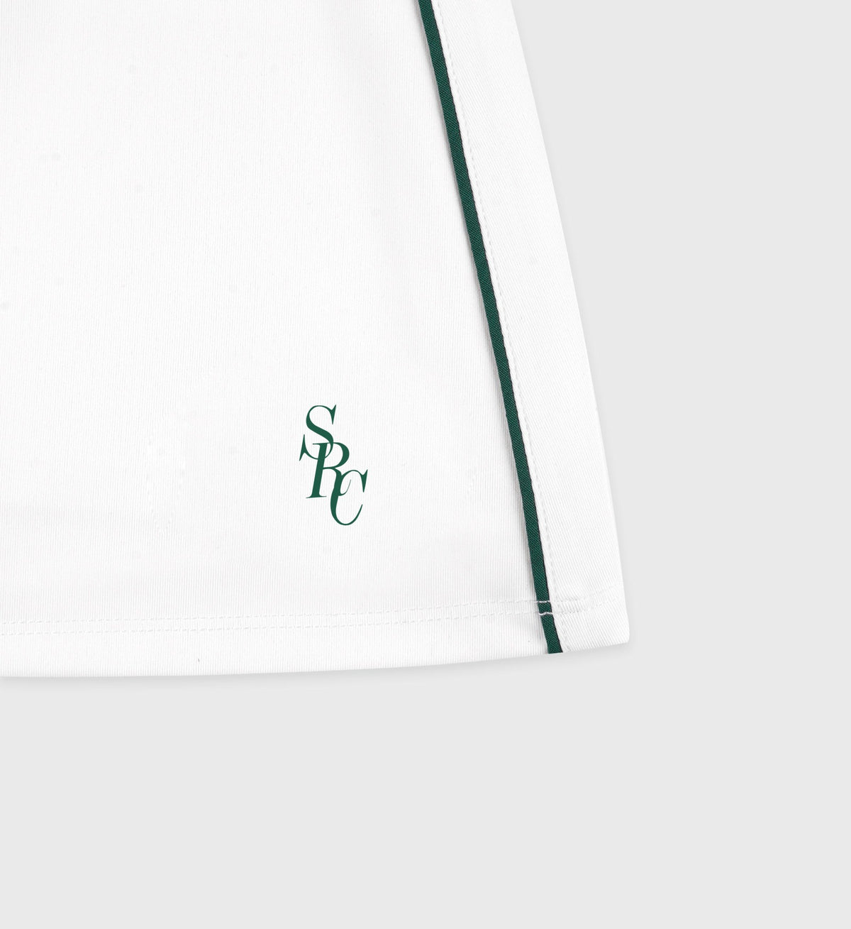 Sporty & Rich SRC Court Skirt - White/Forest