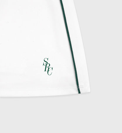 Sporty & Rich SRC Court Skirt - White/Forest