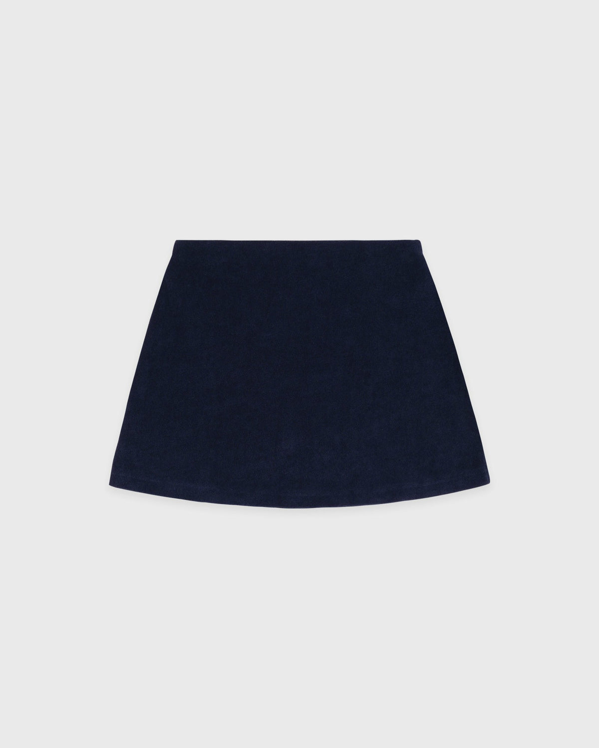 Sporty & Rich Signature Logo Terry Skirt - Dark Navy