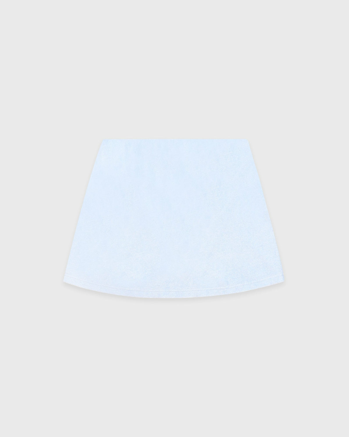 Sporty & Rich Signature Logo Terry Skirt - Ciel