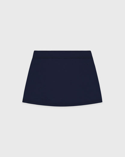 Sporty & Rich Signature Logo Court Skirt - Navy/White