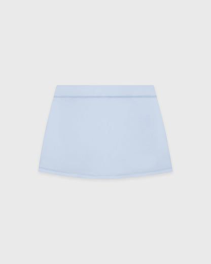 Sporty & Rich Signature Logo Court Skirt - Ciel/Navy