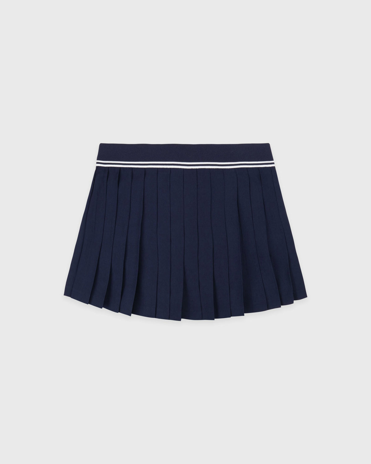 Sporty & Rich Signature Logo Abigail Skirt - Navy/White
