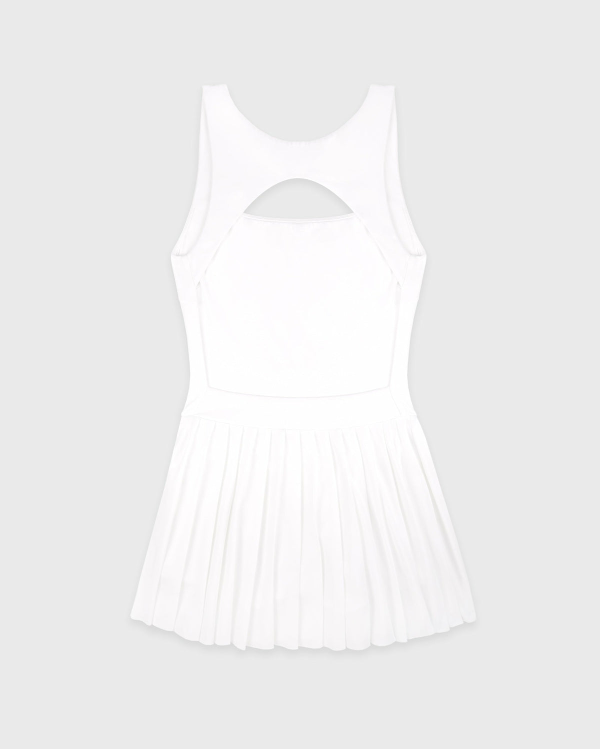 Sporty & Rich Signature Logo Court Dress - White