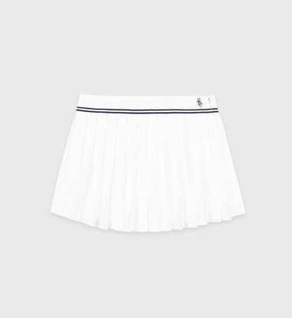 Sporty & Rich SRC Logo Abigail Skirt - White/Navy