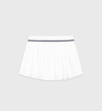 Sporty & Rich SRC Logo Abigail Skirt - White/Navy