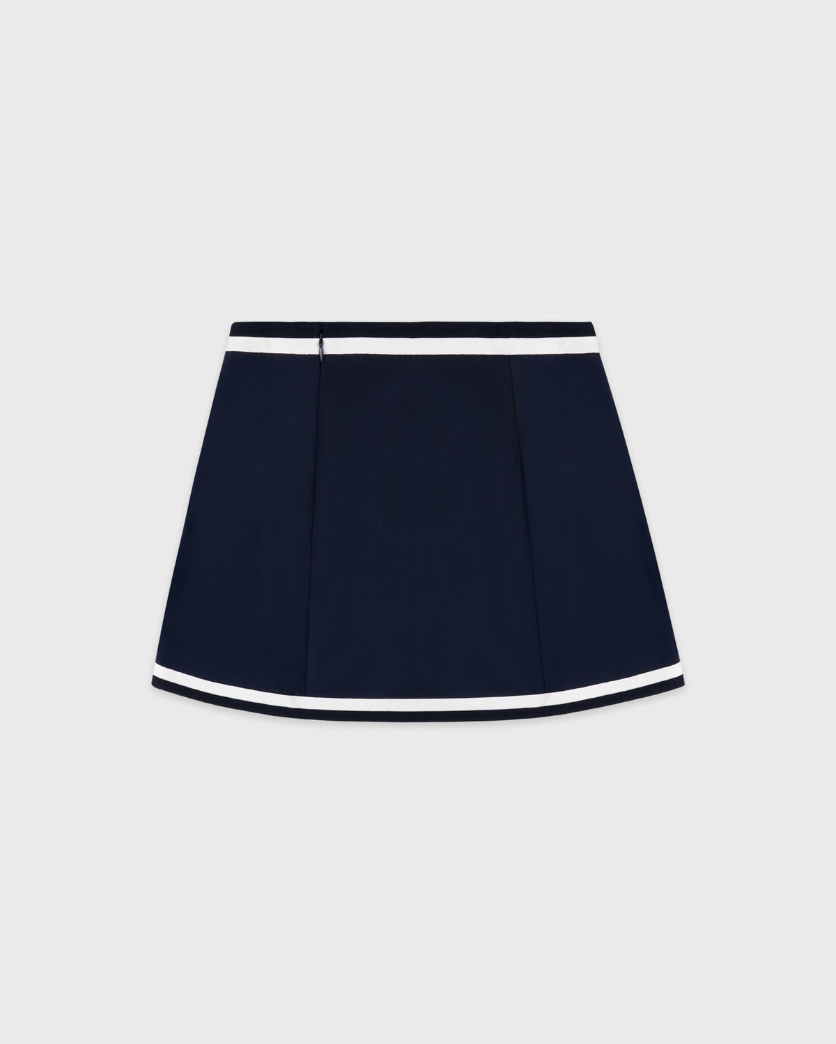 Sporty & Rich Serif Logo Mila Skirt - Navy/White