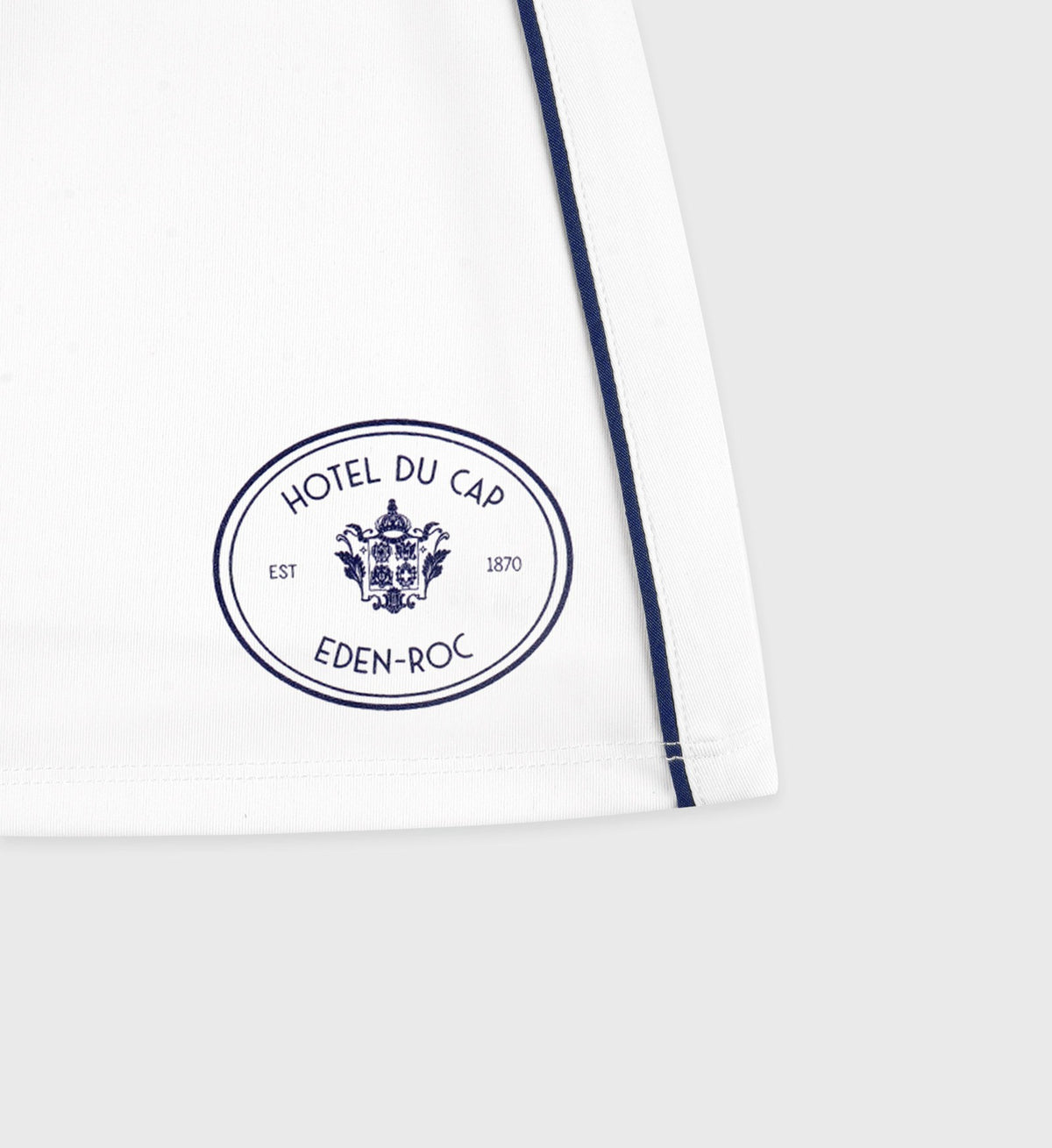 Sporty & Rich Eden Crest Court Skirt - White/Navy