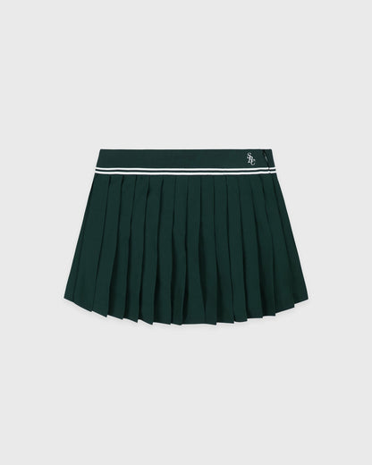 Sporty & Rich SRC Abigail Skirt - Forest/Ecru