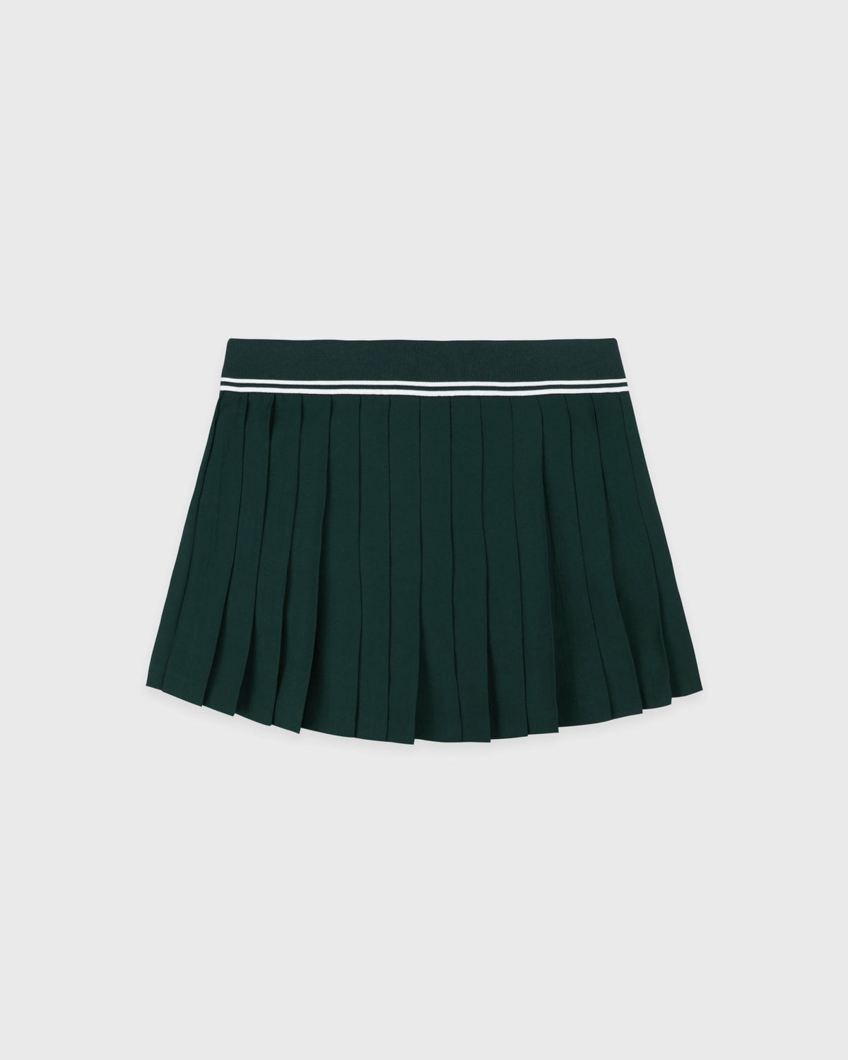 Sporty & Rich SRC Abigail Skirt - Forest/Ecru