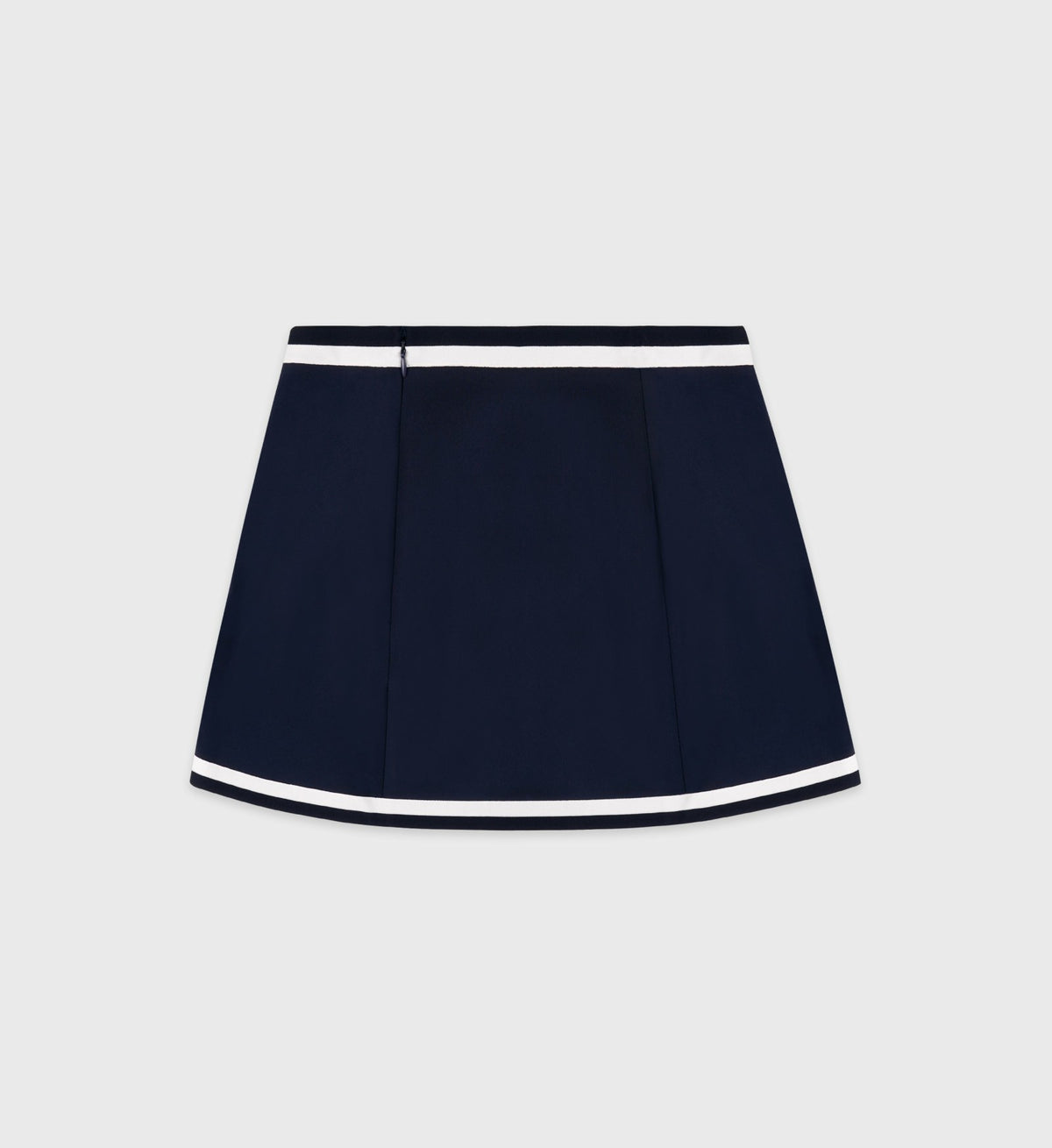 Sporty & Rich Eden Crest Embroidered Mila Skirt - Navy/White