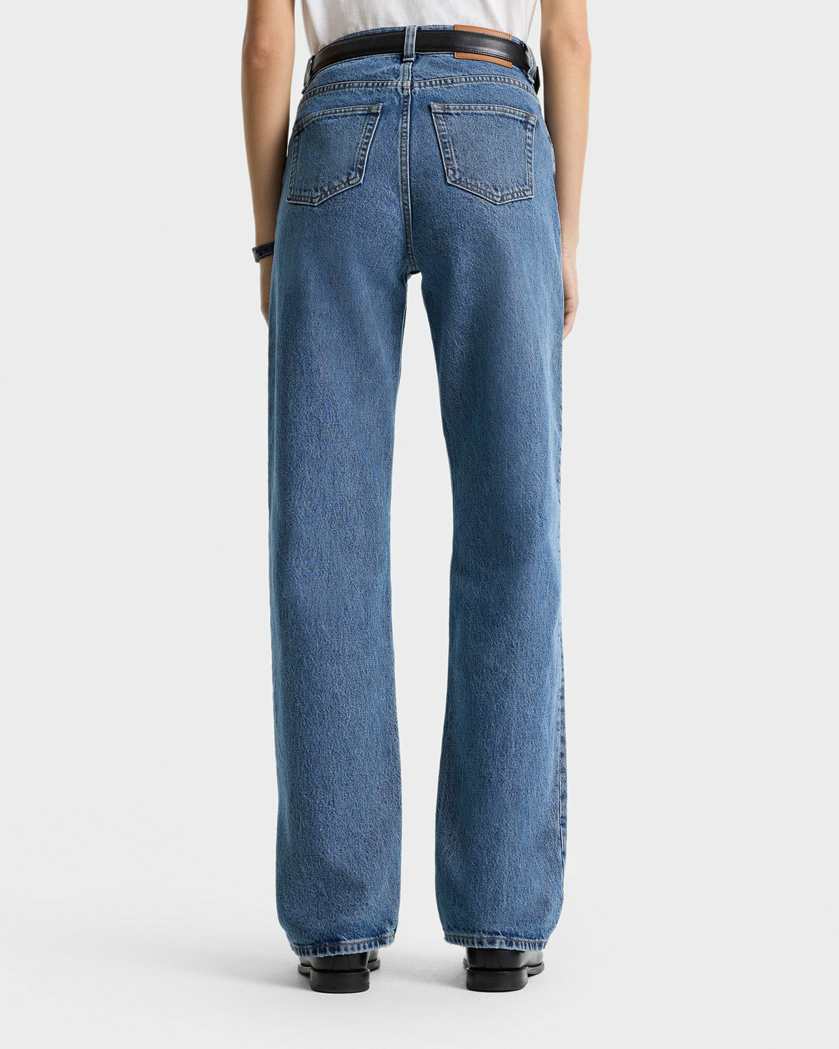 Sporty & Rich Loose Fit Denim - Medium Blue