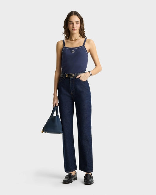 Sporty & Rich Vintage Fit Straight Leg Denim - One Wash