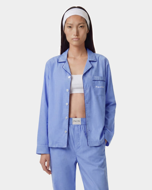 Sporty & Rich Signature NY Pyjama Shirt - Softee