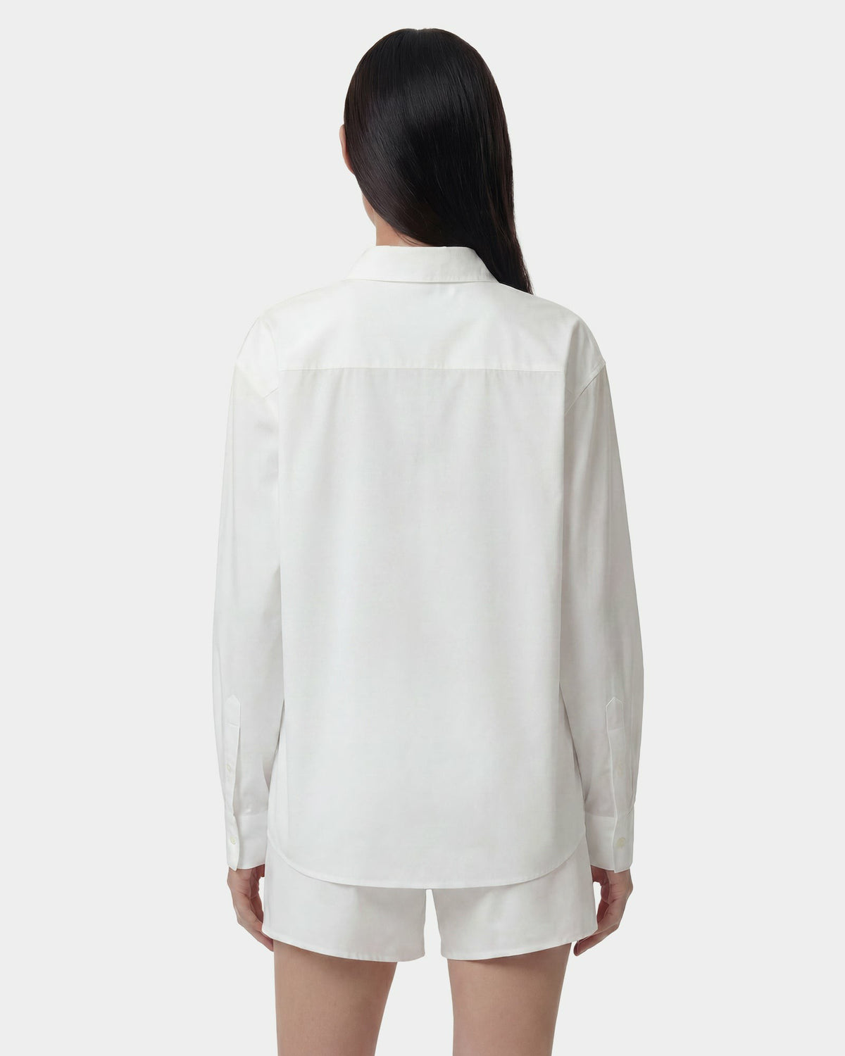 Sporty & Rich Signature NY Oversized Shirt - White