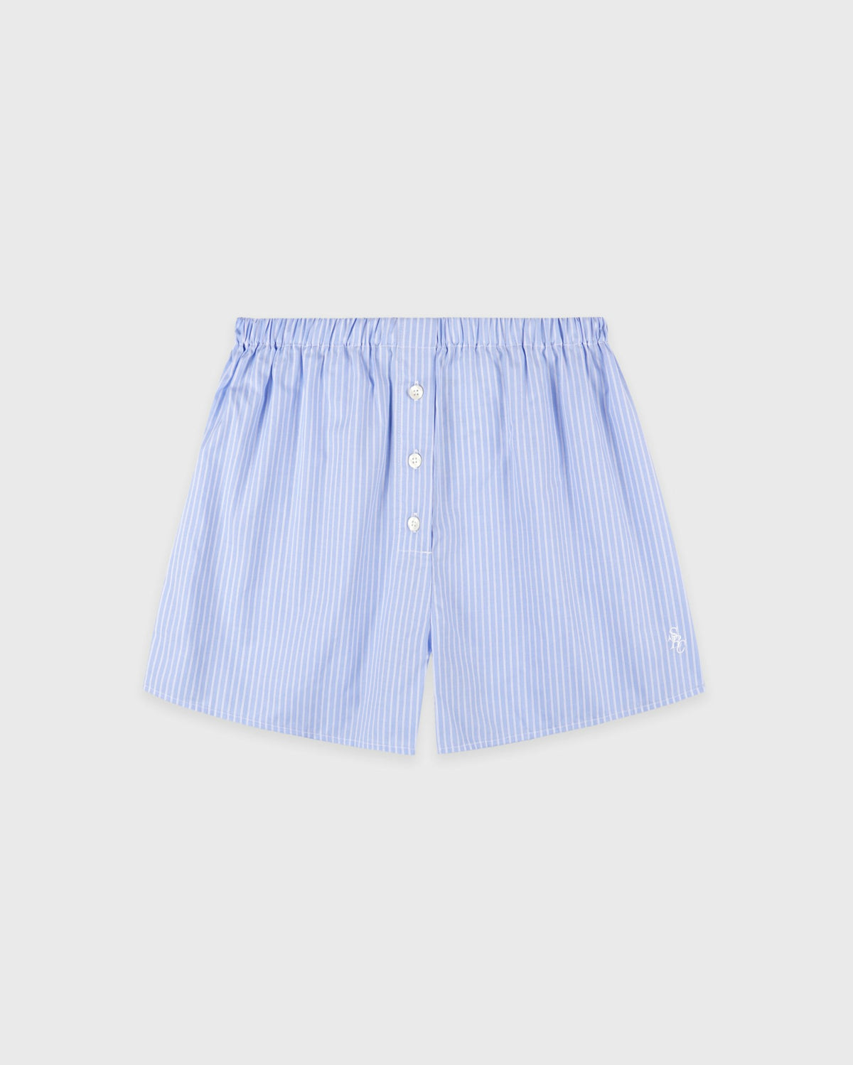Sporty & Rich SRC Mini Boxer - Light Blue Stripe