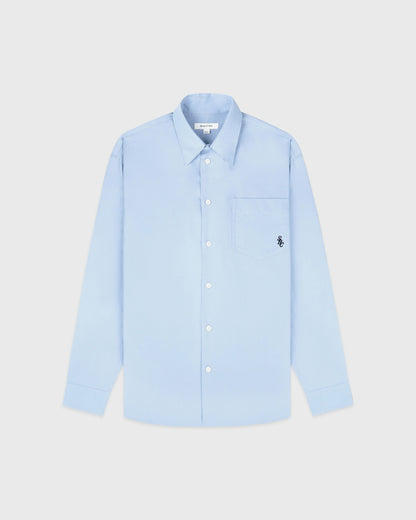 Sporty & Rich SRC Oversized Shirt - Ciel/Navy