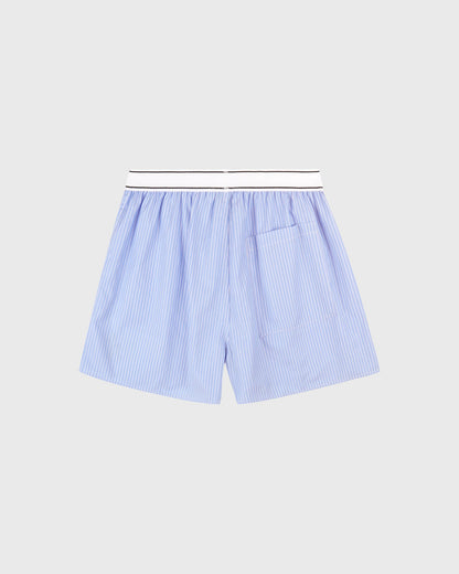 Sporty & Rich Heritage Yankees Serif Boxer - Blue Stripe/Navy