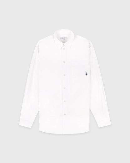 Sporty & Rich SRC Oversized Shirt - White/Navy