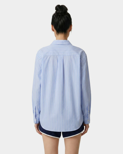 Sporty & Rich SRC Oversized Shirt - Ciel Stripe
