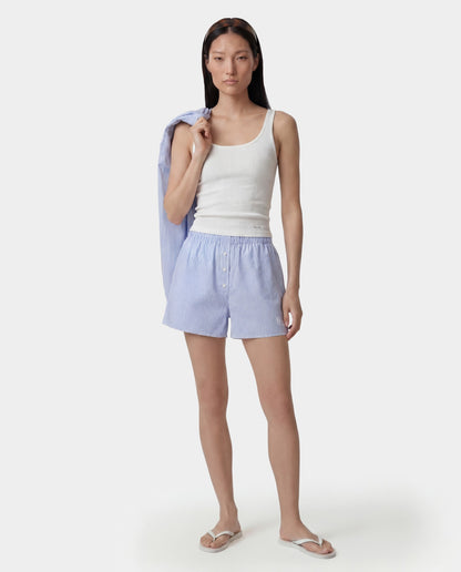 Sporty & Rich SRC Mini Boxer - Blue Striped
