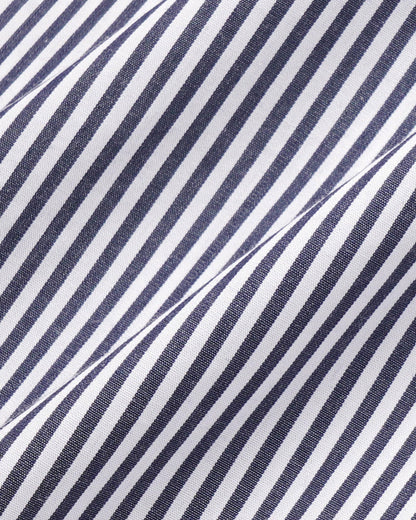 Sporty & Rich SRC Oversized Shirt - Navy Stripe