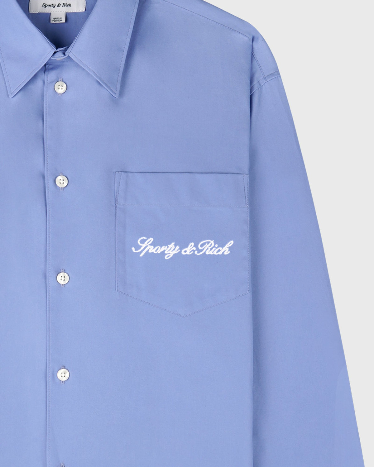 Sporty & Rich Signature NY Oversized Shirt - Softee