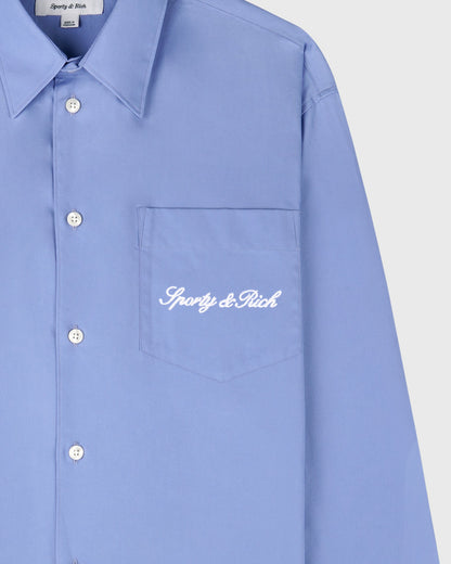 Sporty & Rich Signature NY Oversized Shirt - Softee