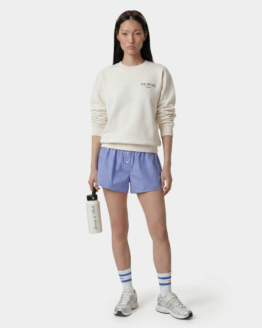 Sporty & Rich Signature Logo Ring Short - Softee