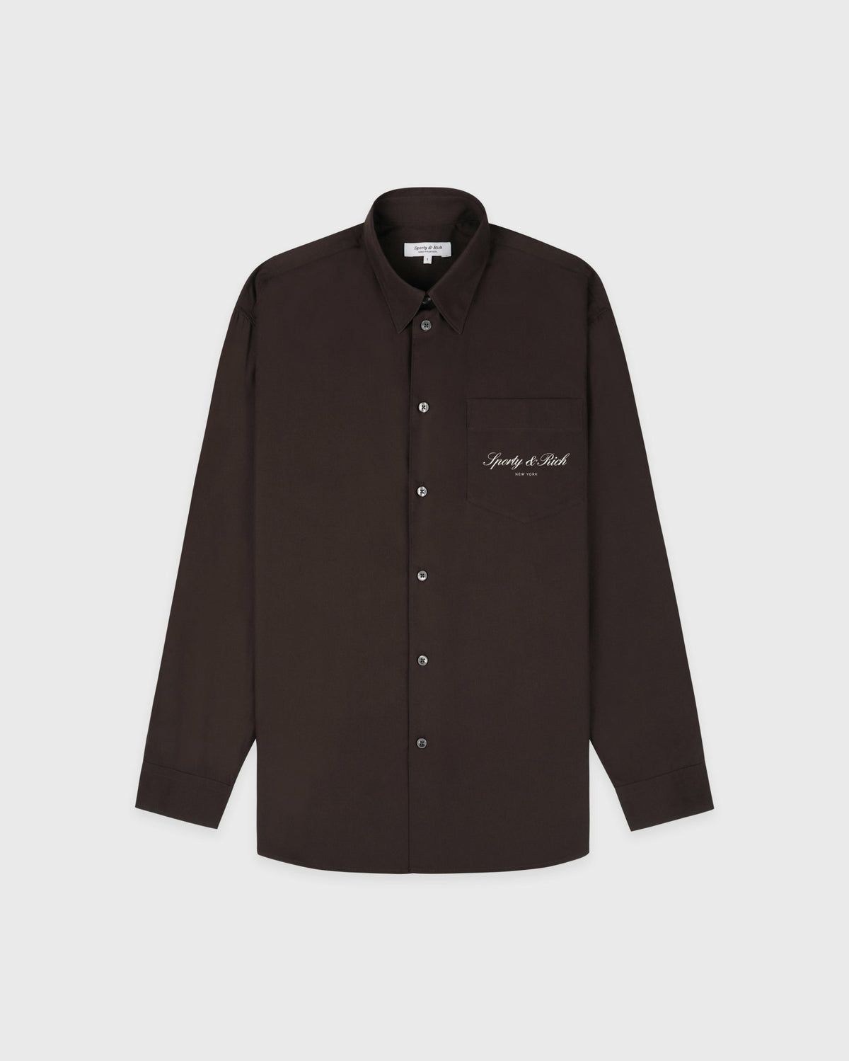 Sporty & Rich Signature NY Oversized Shirt - Cioco
