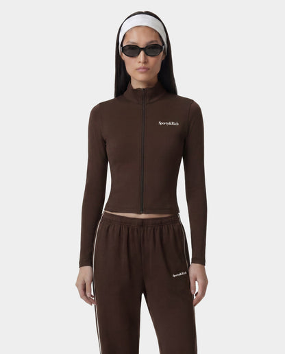 Sporty & Rich Serif Logo Sports Jacket - Cioco