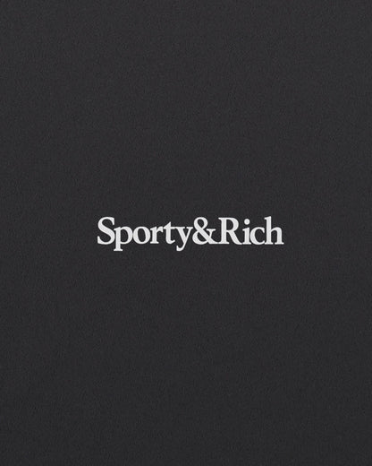 Sporty & Rich Serif Logo Sports Jacket - Carbon