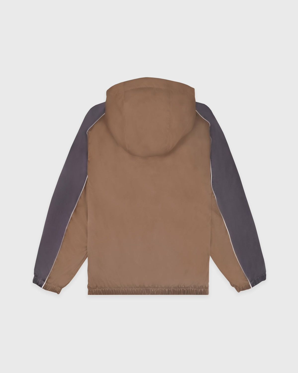 Sporty & Rich Serif Logo Gym Jacket - Sand/Carbon/White