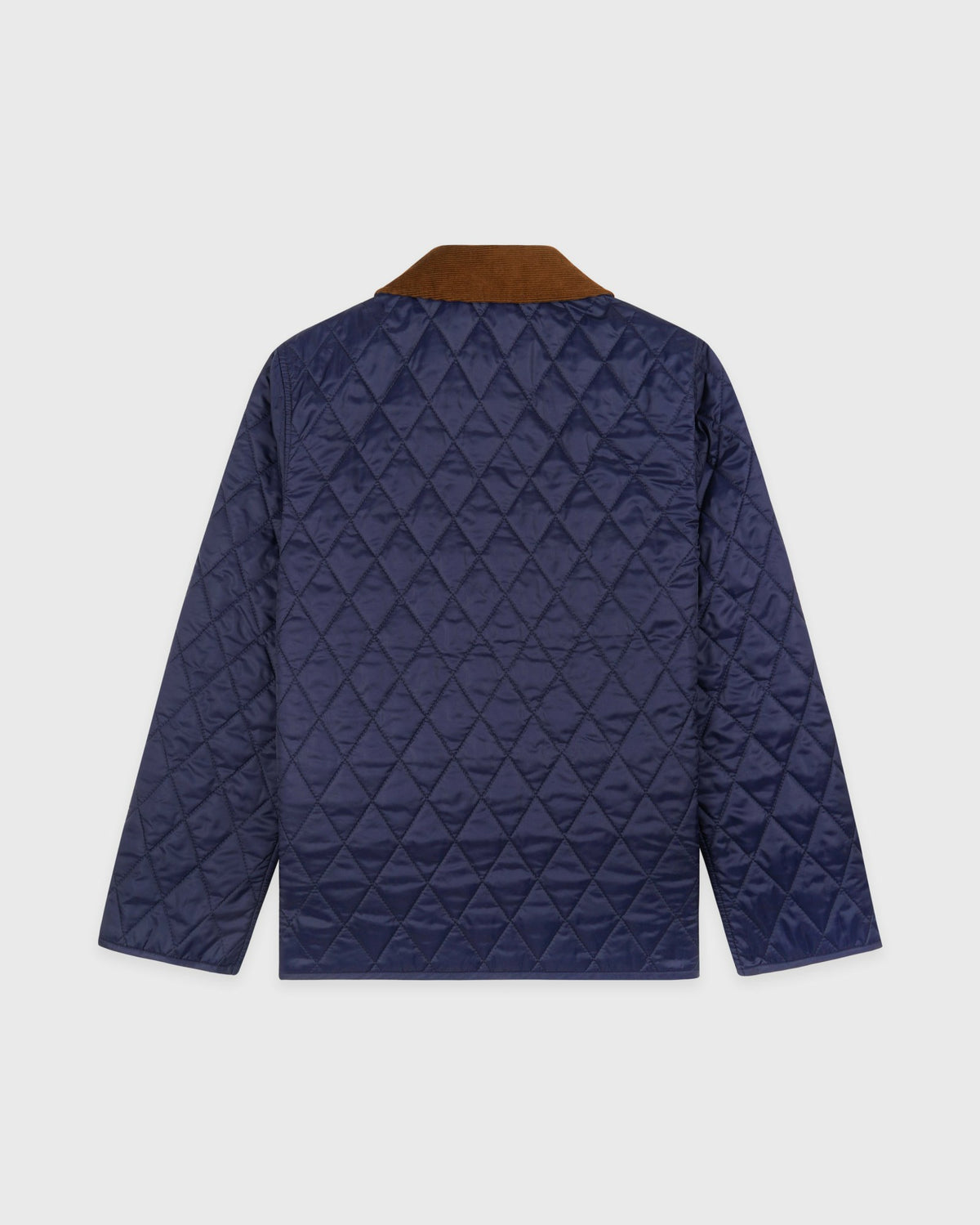 Sporty & Rich NY Crest Nylon Quilted Jacket - Navy/Tan