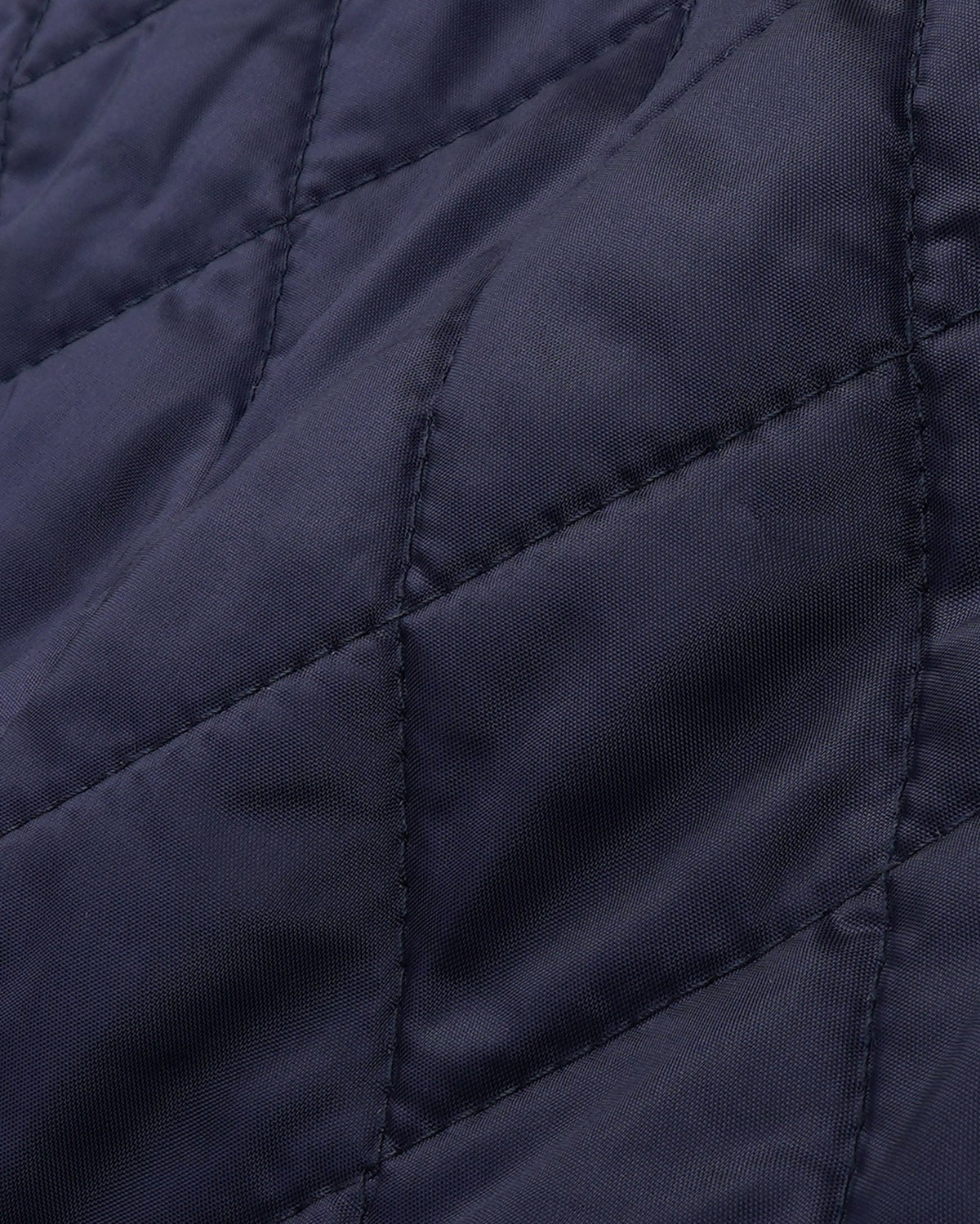 Sporty & Rich NY Crest Nylon Quilted Jacket - Navy/Tan