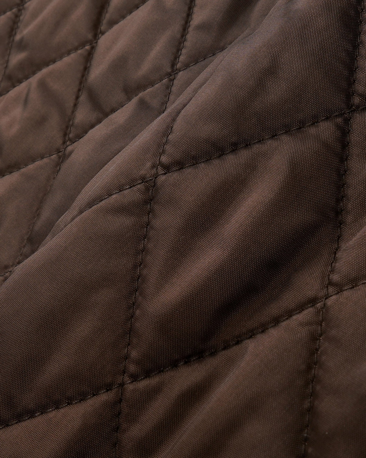 Sporty & Rich NY Crest Nylon Quilted Jacket - Chocolate