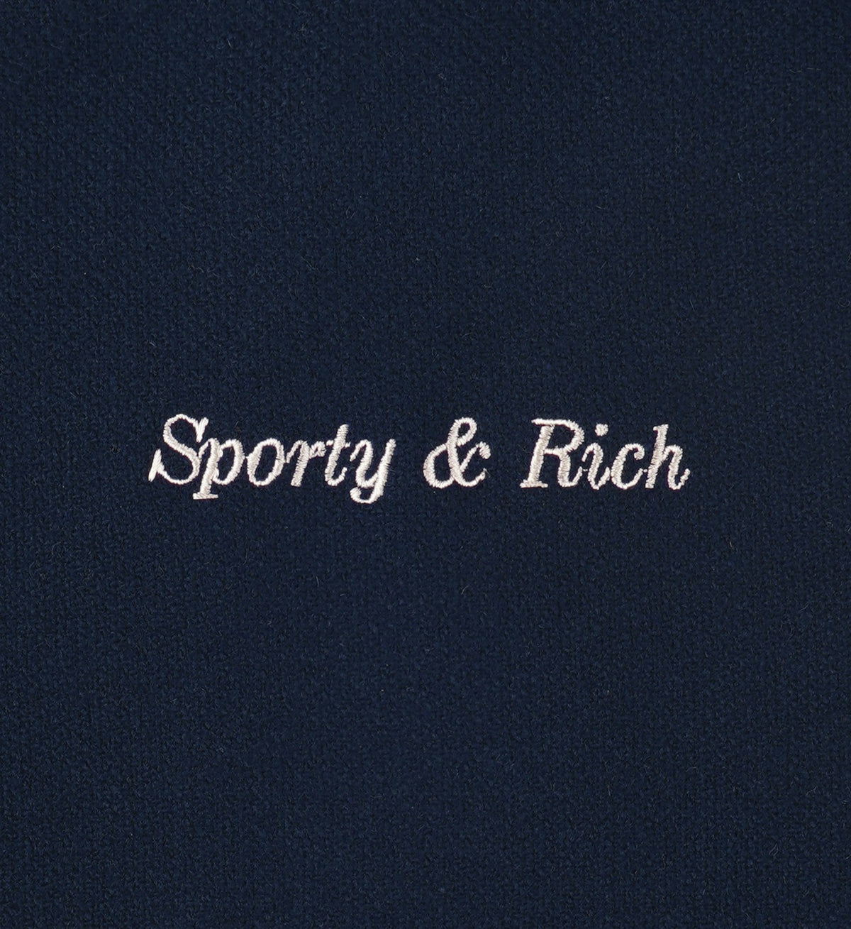 Sporty & Rich Eden Crest Varsity Jacket Women - Navy/White