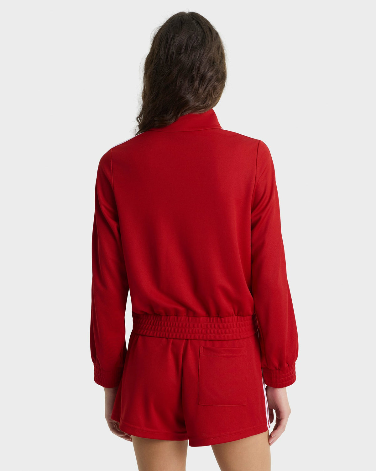 Sporty & Rich Nautical Elio Track Jacket - Ruby