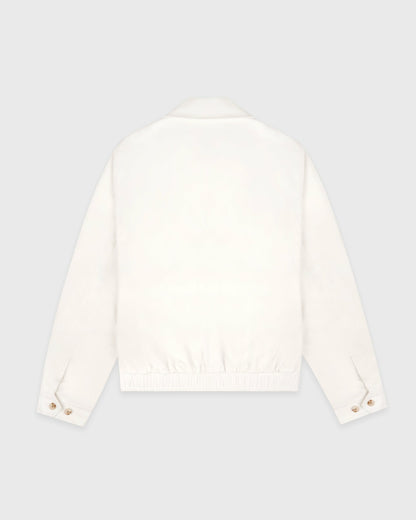 Sporty & Rich NY Crest Prep Jacket - Ecru/Navy