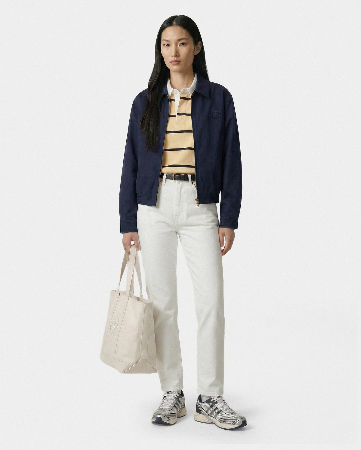 Sporty & Rich NY Crest Prep Jacket - Navy