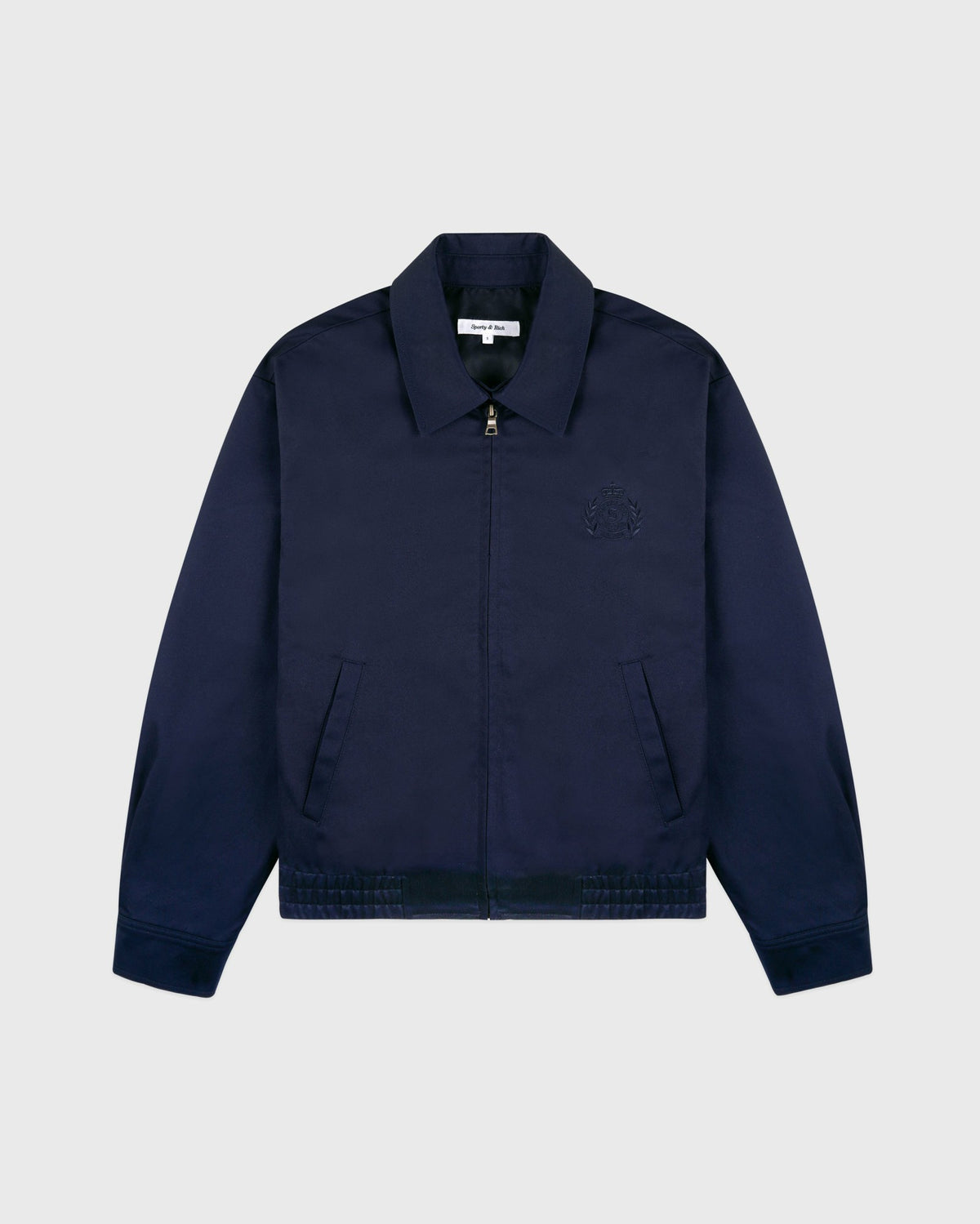 Sporty & Rich NY Crest Prep Jacket - Navy