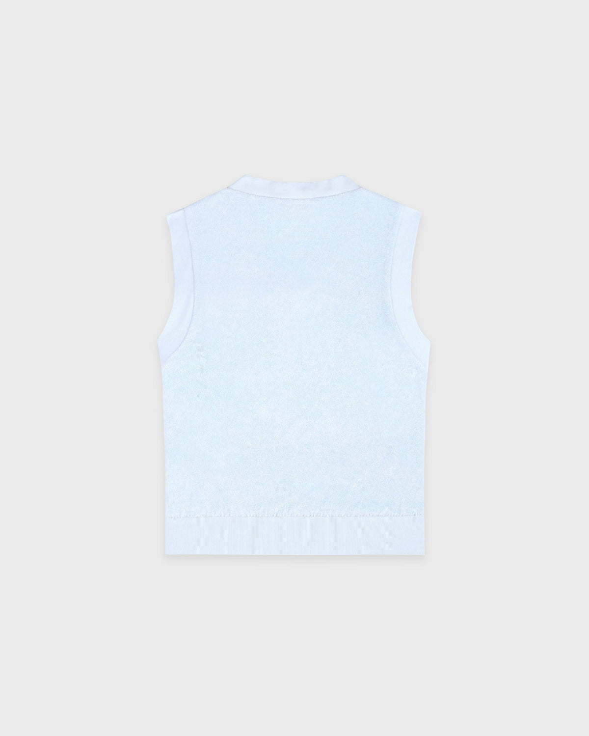 Sporty & Rich Signature Logo Terry Vest - Ciel