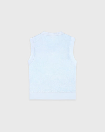 Sporty & Rich Signature Logo Terry Vest - Ciel