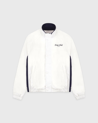 Sporty & Rich Signature NY Contrast Jacket - White