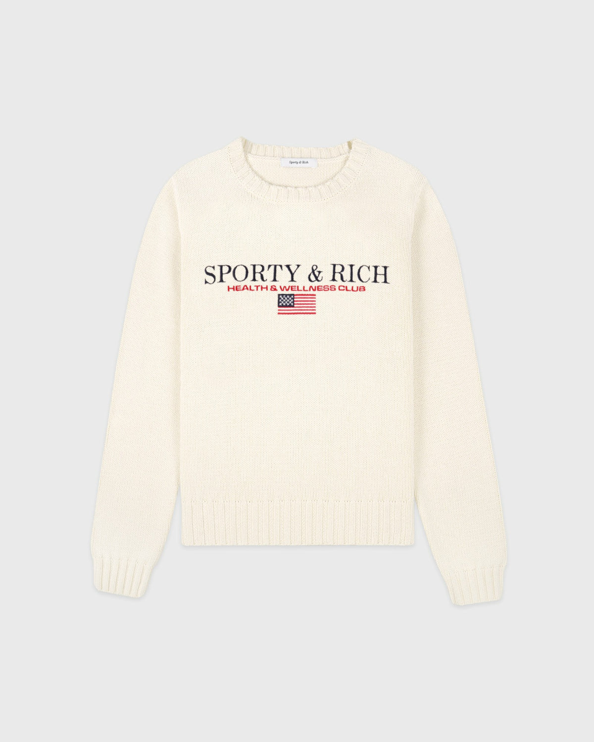 Sporty & Rich S&R Nautical Knitted Sweater - Ecru