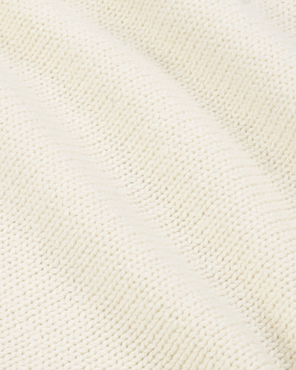 Sporty & Rich USA Knitted Sweater - Ecru/Navy