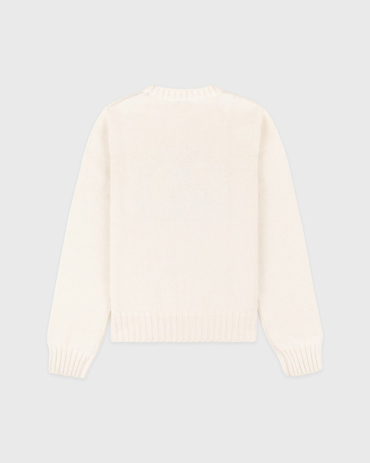 Sporty & Rich Horse Knitted Sweater - Ecru/Chocolate