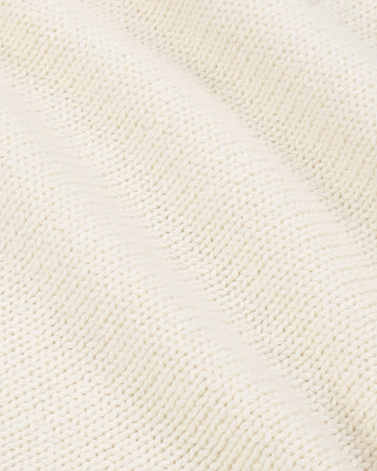 Sporty & Rich NY Crest Knitted Sweater - Ecru