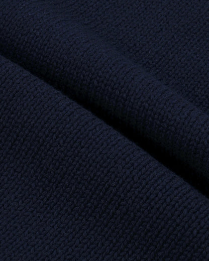 Sporty & Rich NY Crest Knitted Sweater - Navy